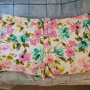 Merona floral shorts